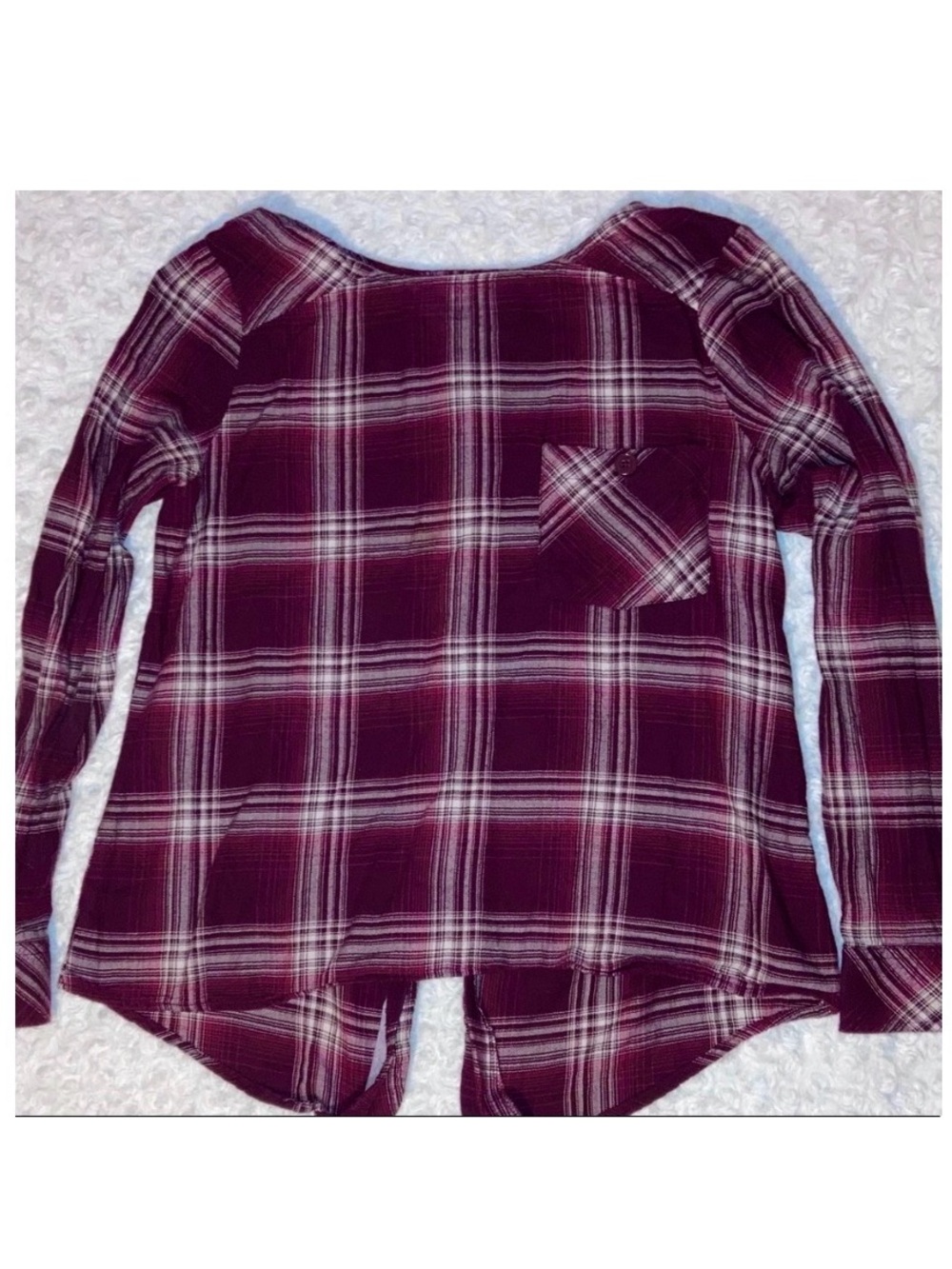 Cato Reverse Button-down blouse